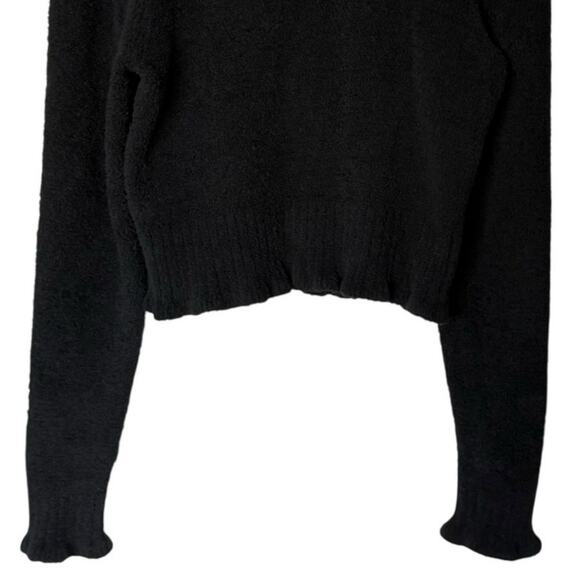 525 Revolve Mock Neck Long Sleeve Black Sweater Womens Size Small - Picture 5 of 10